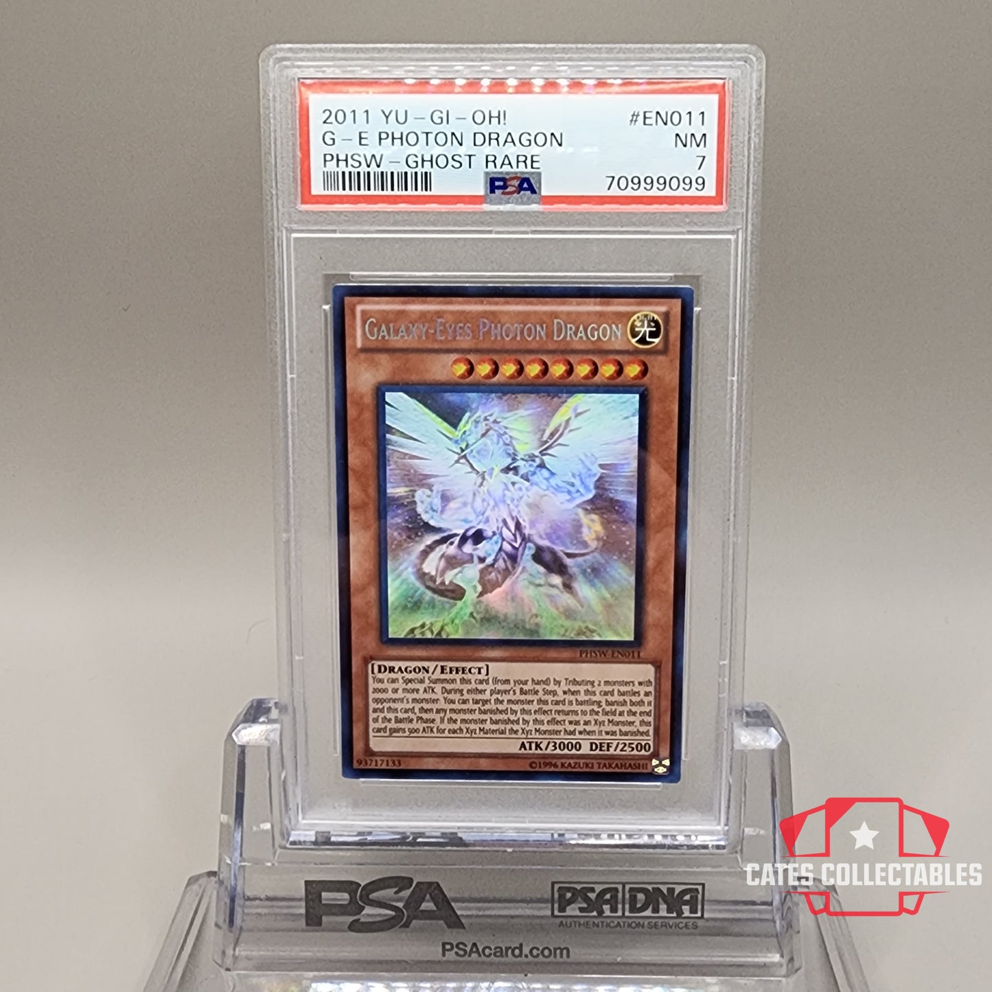 Yu-Gi-Oh! Galaxy-Eyes Photon Dragon Ghost Rare PSA 7