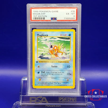 Pokemon Magikarp 1st Edition Base Set Shadowless PSA 6