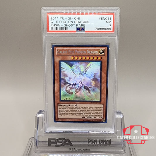 Yu-Gi-Oh! Galaxy-Eyes Photon Dragon Ghost Rare PSA 7